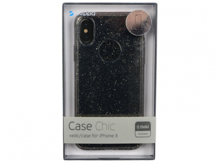  -  Apple iPhone X Deppa Chic Case Black   