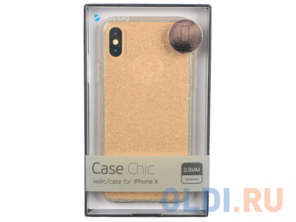  -  Apple iPhone X Deppa Chic Case Gold  
