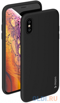  -  Apple iPhone X/XS Deppa Gel Color Case Black  -