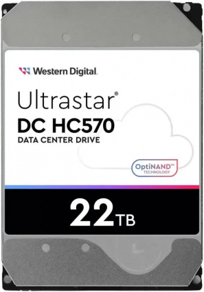    WD SATA-III 22Tb Ultrastar DC HC570 (7200rpm) 512Mb 3.5&quot; (WUH722222ALE6L4)  --
