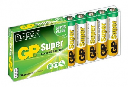   GP Super Alkaline AAA 10  24A-B10  -