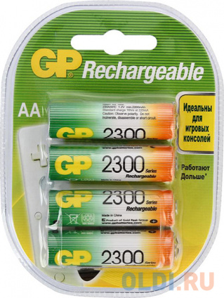   2300 mAh GP 230AAHC-2DECRC4 AA 4   --