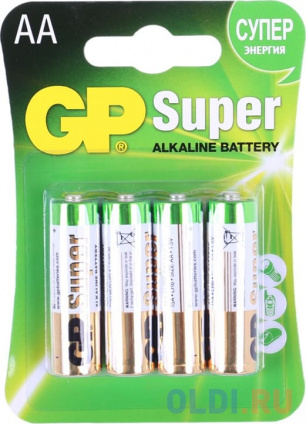   GP 15A 4. Super Alkaline (AA) GP15A-2CR4  