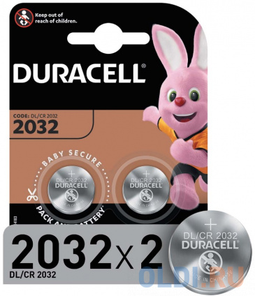  Duracell CR2032-2BL (2 .  -)  -