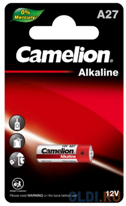  Camelion LR27A BL-1 Mercury Free (A27-BP1, ,12) (1 .  -)  --