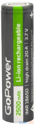   2500 mAh GoPower IMR18650 PC1 AA 1   -