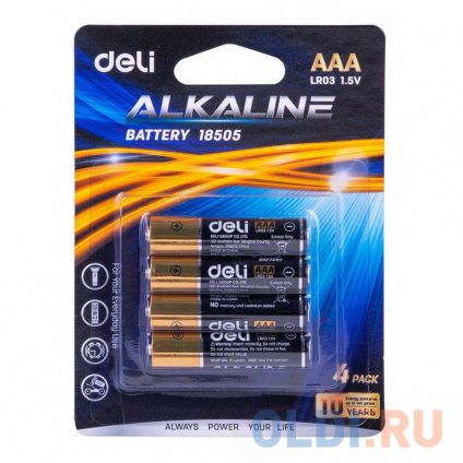   Deli E18505 AAA LR03 1.5V (4 )  