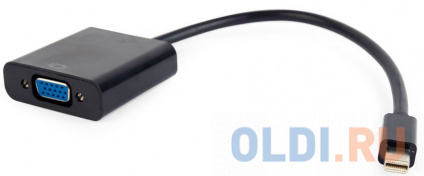   miniDisplayPort - VGA, Cablexpert A-mDPM-VGAF-02, 20M/15F,  15,   