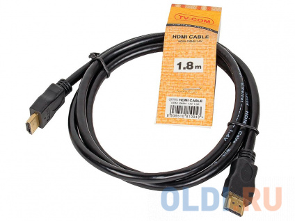    HDMI19M to HDMI19M, V1.4+3D, 1.8m,TV-COM CG150S-1.8M  