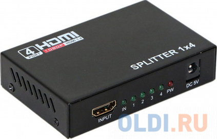   HDMI 4K Orient HSP0104HN, 1-4, HDMI 1.4/3D, UHDTV 4K(3840x2160)/HDTV1080p/1080i/720p, HDCP1.2,  - 2xUSB 5/2.1A, .   
