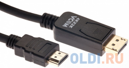  - DisplayPort M-&gt; HDMI M 4K@60Hz 1.8m VCOM (CG608M-1.8M)  