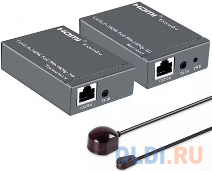  ORIENT VE045IR, HDMI extender (Tx+Rx),    60     Cat5e/6, HDMI 1.4, 1080p@60Hz/3D, HDCP, . . HDMI,   . .( IR-TX/Rx  ),  5/1 (31323)  -