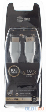   - Cactus CS-HDMI.2.1-1.8 HDMI (m)/HDMI (m) 1.8. ..   -