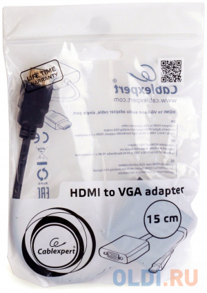   HDMI VGA 0.15 Bion BXP-A-HDMI-VGA-03    