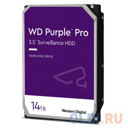   / HDD WD SATA3 14Tb Purple 7200 512Mb 1 year warranty (replacement WD141PURP, WD140PURZ)  -