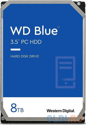    WD SATA-III 8TB WD80EAAZ Desktop Blue (5640rpm) 128Mb 3.5&quot;  --