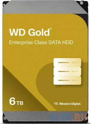    WD SATA-III 6TB WD6004FRYZ Desktop Gold 512E (7200rpm) 256Mb 3.5&quot;  -