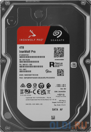    Seagate SATA-III 4TB ST4000NT001 NAS Ironwolf Pro 512E (7200rpm) 256Mb 3.5&quot;  --