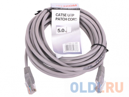  -  "Telecom" UTP .5 5,0  NA102_GREY_5.0M   