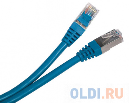  - STP 5E  0.5 Hyperline PC-LPM-STP-RJ45-RJ45-C5e-0.5M-LSZH-BL    