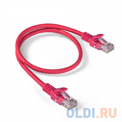  Exegate EX286378RUS - ExeGate UTP-RJ45-RJ45-5e-0,5M-LSZH-RD, UTP, cat.5e, LSZH, 0.5,   -