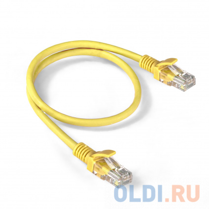  Exegate EX286376RUS - ExeGate UTP-RJ45-RJ45-5e-0,5M-LSZH-YL, UTP, cat.5e, LSZH, 0.5,   -