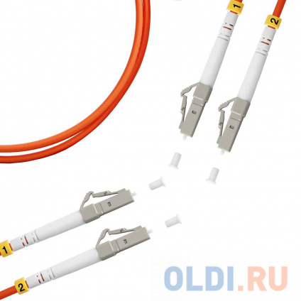 PAT.6065  LC(UPC)-LC(UPC) MM OM2 3mm duplex LSZH - 1m  