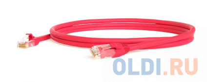  - UTP 6  2 Hyperline PC-LPM-UTP-RJ45-RJ45-C6-2M-LSZH-RD   