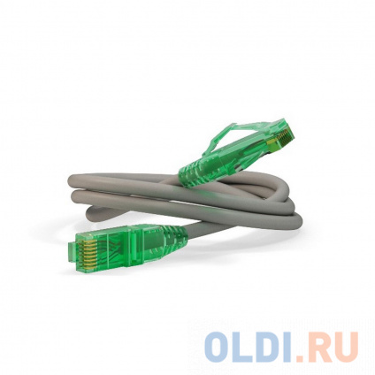  Hyperline PC-LPM-UTP-RJ45-RJ45-C6a-2M-LSZH-GY - U/UTP, Cat.6a (100% Fluke Component Tested), 10G, LSZH, 2 ,   