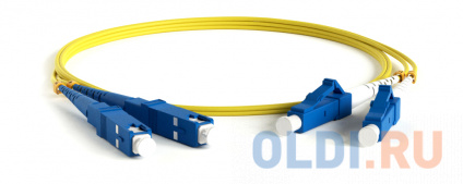  Hyperline FC-D2-9-LC/UR-SC/UR-H-1M-LSZH-YL - - () SM 9/125 (OS2), LC/UPC-SC/UPC, 2.0 , duplex, LSZH, 1   