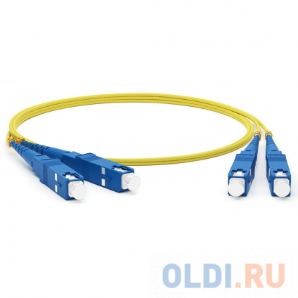  Hyperline FC-D2-9-SC/UR-SC/UR-H-5M-LSZH-YL - - () SM 9/125 (OS2), SC/UPC-SC/UPC, 2.0 , duplex, LSZH, 5   