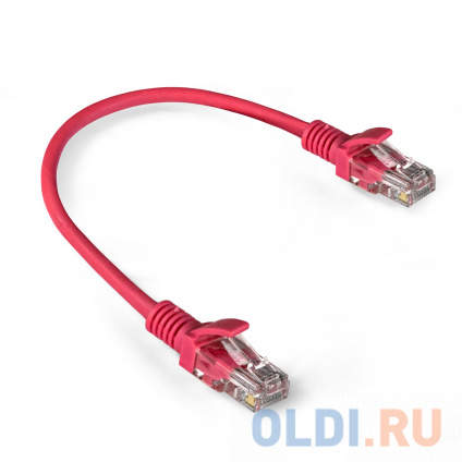  Exegate EX286372RUS - ExeGate UTP-RJ45-RJ45-5e-0,3M-LSZH-RD, UTP, cat.5e, LSZH, 0.3,   -