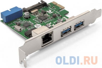  Exegate EX290278RUS  ExeGate EXE-362 PCI-E 2.0, 2*USB3.0 ext + 1*USB3.0 int + LAN UTP 1000Mbps,  . (OEM)  -