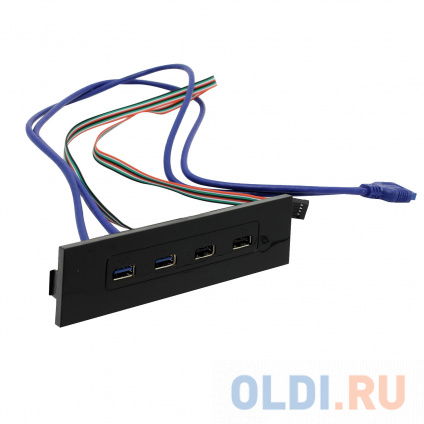   USB    ExeGate U5H-614, 5.25&quot;, 2*USB+2*USB3.0, ,   .   -