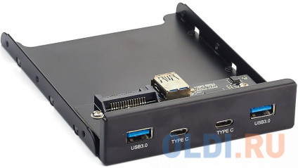   USB    ExeGate U3H-619, 3,5&quot;, 2*USB3.0+2*TypeC, , ,   .   