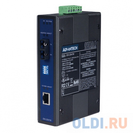  EKI-2541M-AE   10/100T (X) to SC Multi-Mode Industrial Media Converter Advantech  