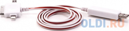  microUSB Lightning Apple 30-pin 1 Gmini GM-MEL400FLWR     