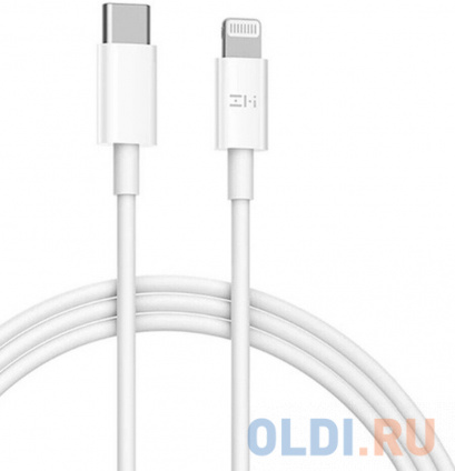   ZMI AL870 USB-C TO Lightning MFi certified cable (1 m) White (ZMKAL870CCWH)   