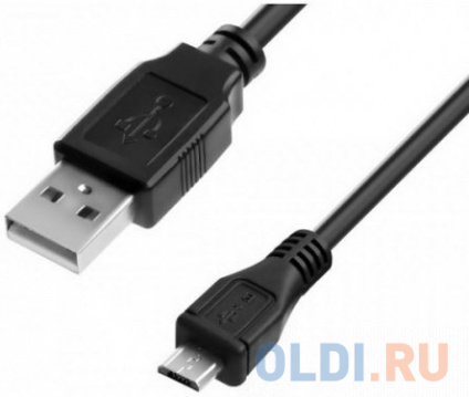  1.0m USB 2.0, AM/microB 5pin,   