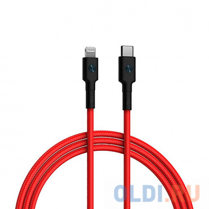 USB- ZMI AL875 USB Type-c to Lightning PP braided Cable 1.5m red (ZMKAL875CNRD)   