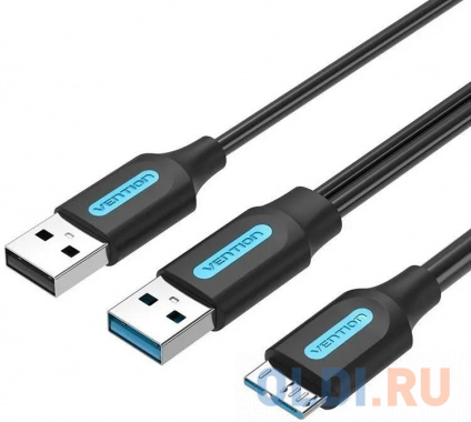   Vention USB 3.0 AM/micro B, USB 2.0 AM - 1  -