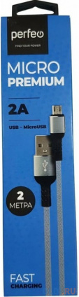  PERFEO  USB2.0 A  - Micro USB , ,  2 .,  (U4809)  