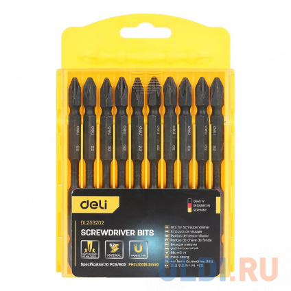         10  Deli DL253202 PH2*100,  S2, .  