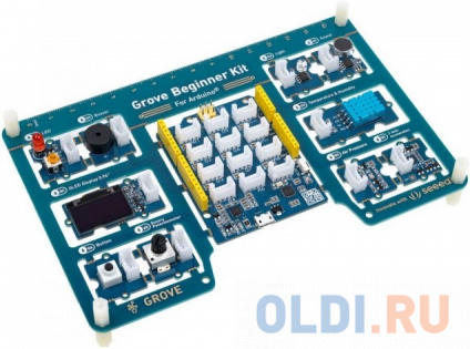  110061162 Grove Beginner Kit for Arduino - All-in-one Arduino Compatible Board with 10 Sensors and 12 Projects  