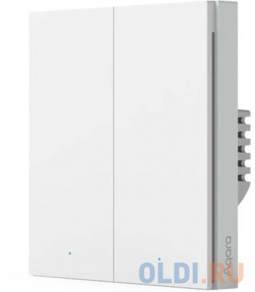   Aqara   Aqara Smart wall switch H1 ( with neutral, double rocker) WS-EUK04   