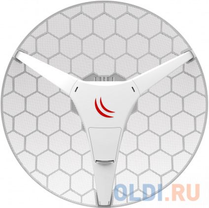  MikroTik LHG 60G (60GHz antenna, 802.11ad wireless, four core 716MHz CPU, 256MB RAM, 1x Gigabit LAN, RouterOS L3, POE, PSU) for use as CPE in Point -to-Multipoint setups for connections up to 800m  -