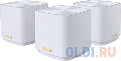  ASUS XD5 (W-3-PK) // AX3000 // 3 pack // 574 + 1201Mbps, 2,4 + 5 gGz, white ; 90IG0750-MO3B20  