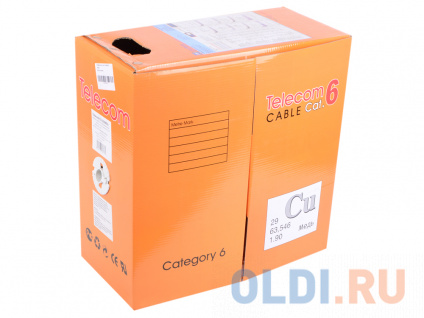   TELECOM CU UTP 4  6 . d0,57mm UTP4-TC1000C6S23-CU-IS ( 305)   