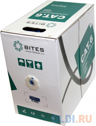  5bites Express US6575-305B-BL UTP / SOLID / 6CAT / 23AWG / COPPER / PVC / BLUE / 305M  -