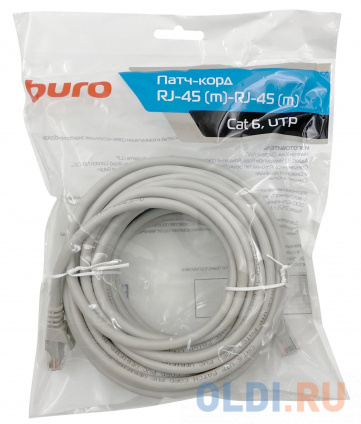  - Buro UTP 4  cat6 CCA molded 10  RJ-45 (m)-RJ-45 (m)  